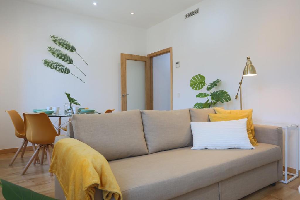 Posezení v ubytování Atocha Art Apartment