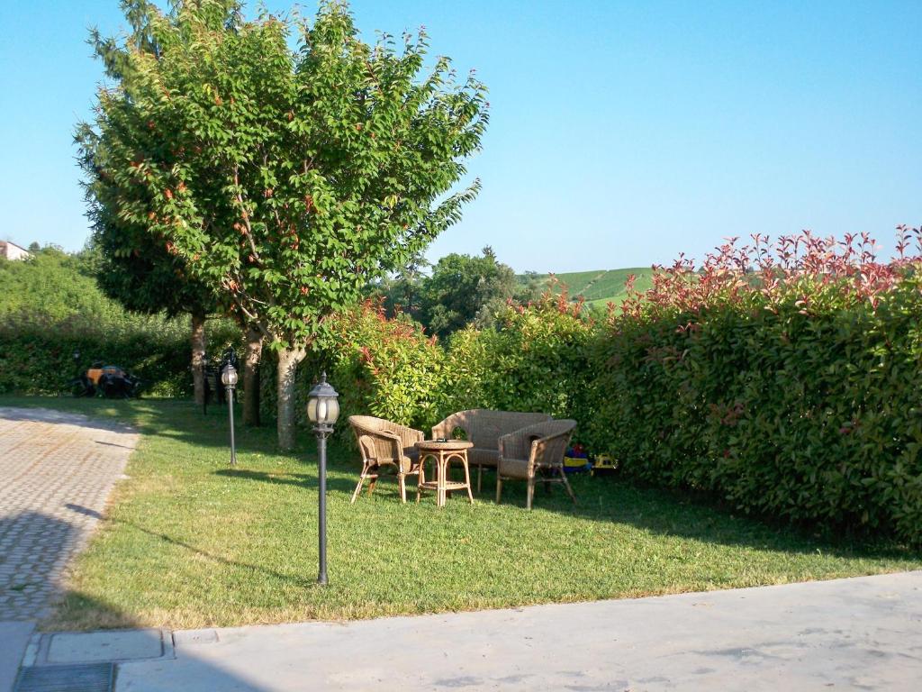 Zahrada ubytování Cascina La Corte