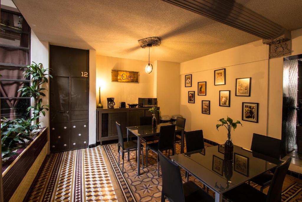 Posezení v ubytování Casa de Juan Hostal