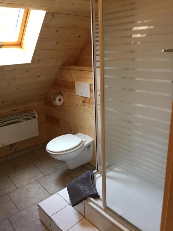 Kúpeľňa v ubytovaní Haflingerhof Luef