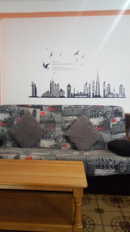 A seating area at Apartamento Lulu