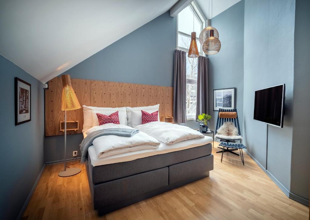 Postel nebo postele na pokoji v ubytování Molde Fjordhotell - by Classic Norway Hotels