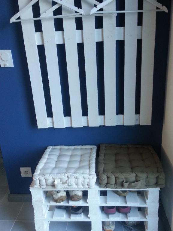 Postel nebo postele na pokoji v ubytování Le Gîte du Fort