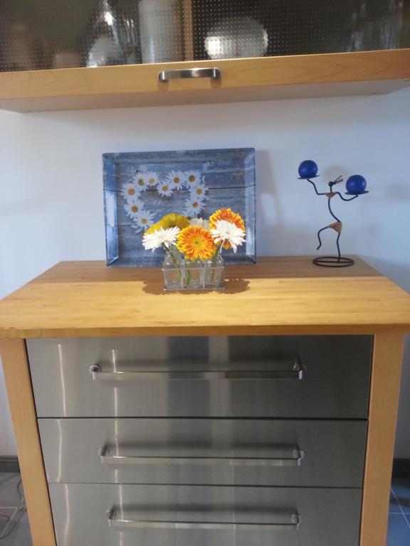 Kuchyň nebo kuchyňský kout v ubytování Le Gîte du Fort