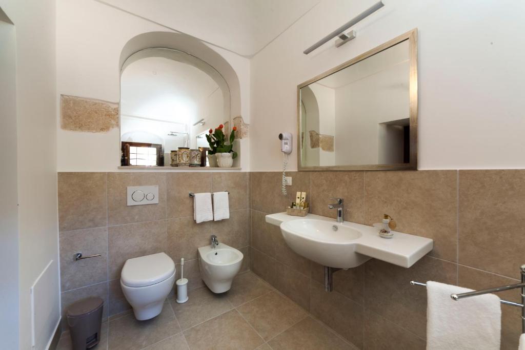 Koupelna v ubytování Hotel Villa Favorita