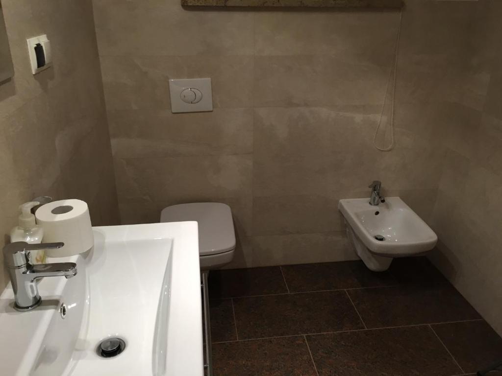 Kúpeľňa v ubytovaní Domek pod Maciejową