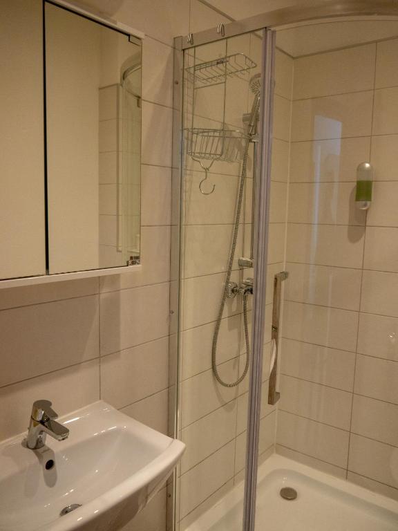 Koupelna v ubytování Haus Berta