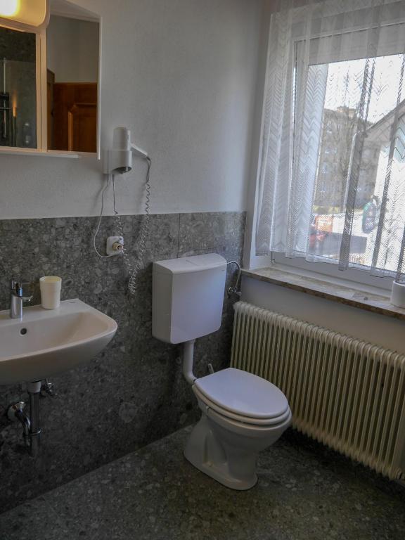 Koupelna v ubytování Haus Berta