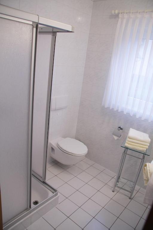 Koupelna v ubytování Hotel Edel