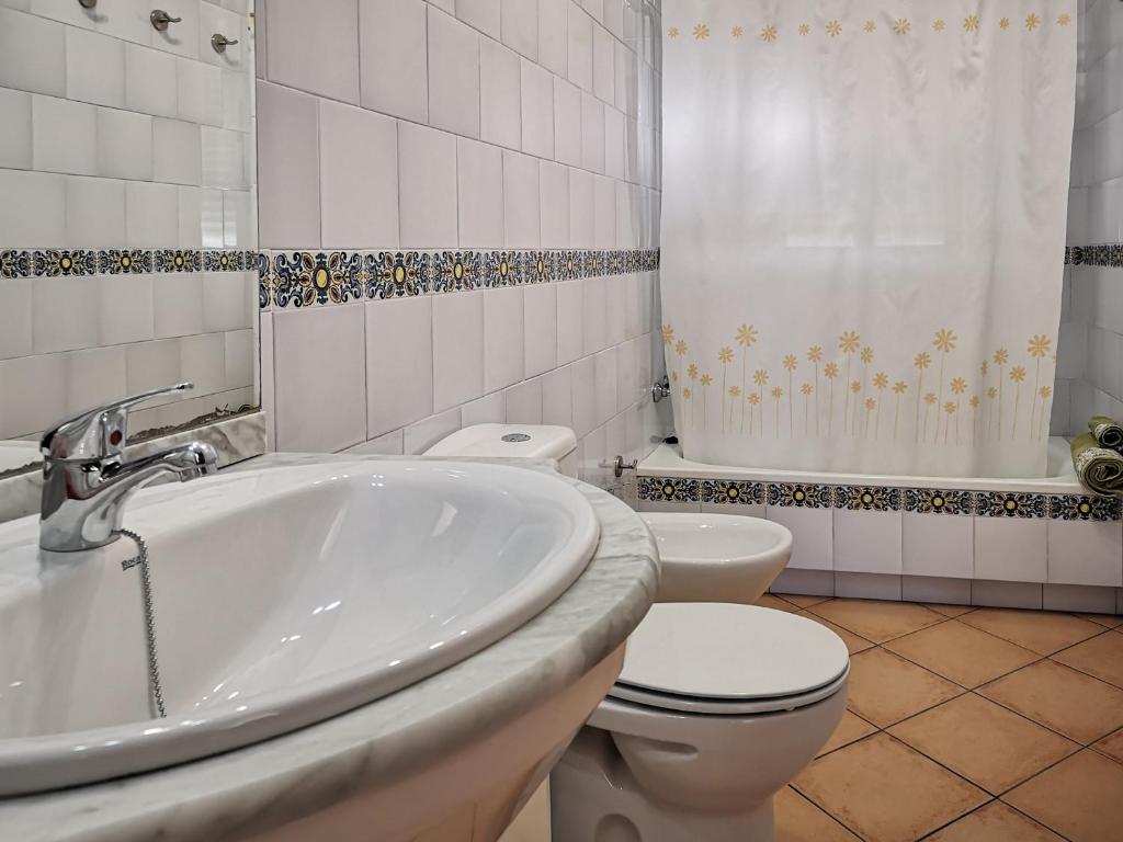 Łazienka w obiekcie Casa Rural Cerca de la Playa El Rompido