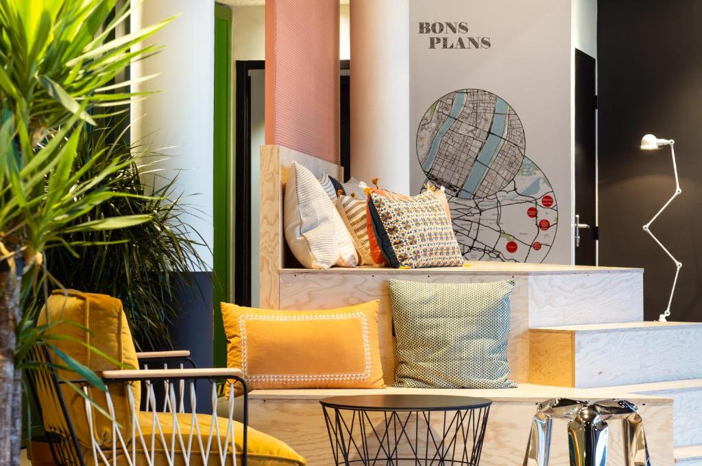 Posezení v ubytování ibis Styles Lyon Meyzieu Arena Stadium