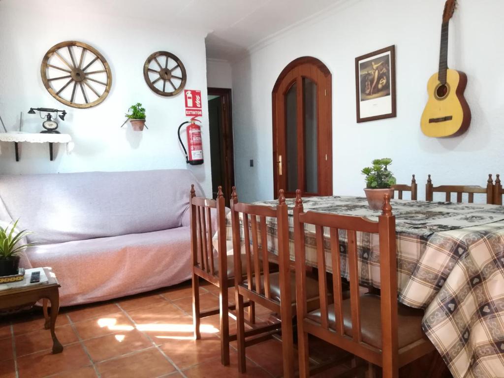 Posezení v ubytování Cueva Tradicional El capricho