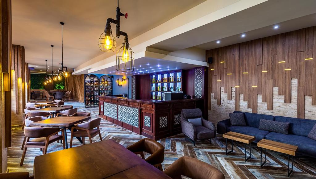 Posezení v ubytování Hotel Arpezos