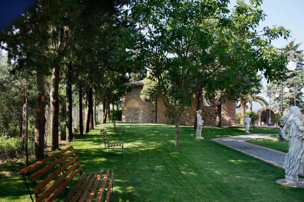 Zahrada ubytování Relais Il Mulino