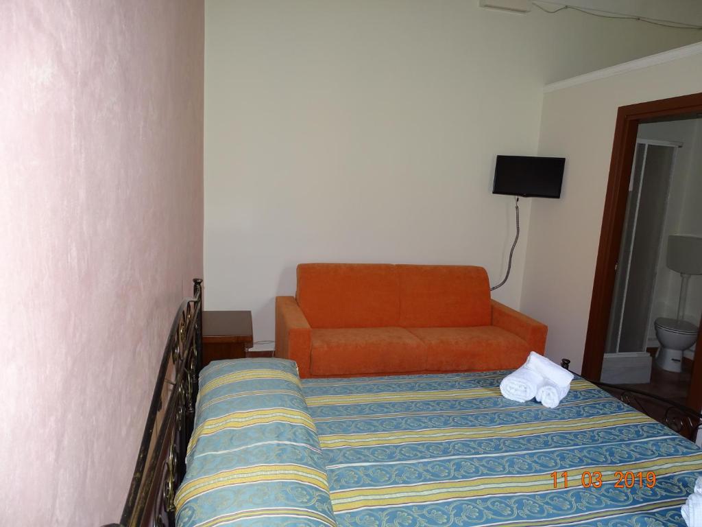 Postel nebo postele na pokoji v ubytování b&b new antico palazzo
