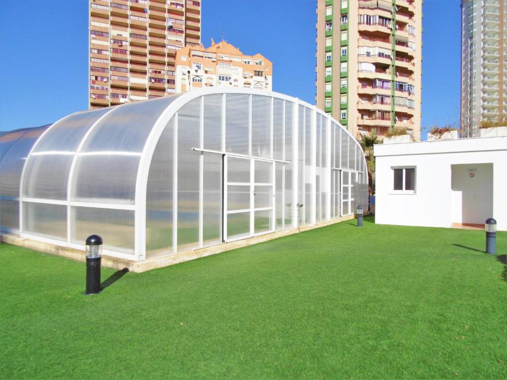 Zahrada ubytování Gemelos 26 Resort Apartment 9-C Levante Beach