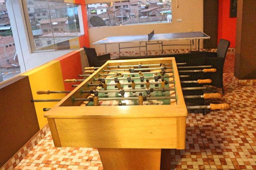 Prostorija za igre u objektu Cuscopackers Hostels