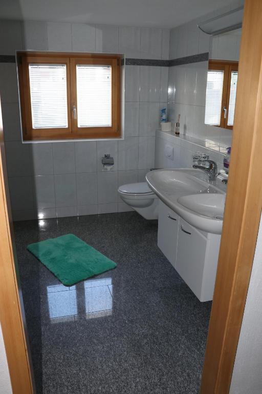 Koupelna v ubytování Ferienwohnung Rigoleth