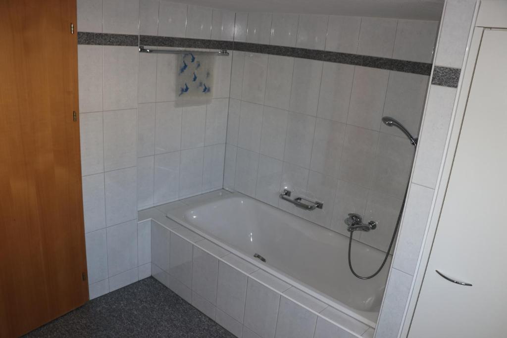 Koupelna v ubytování Ferienwohnung Rigoleth