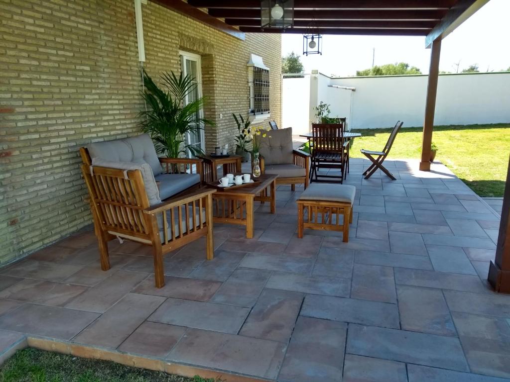 Patio nebo venkovní prostory v ubytování Dunas villa
