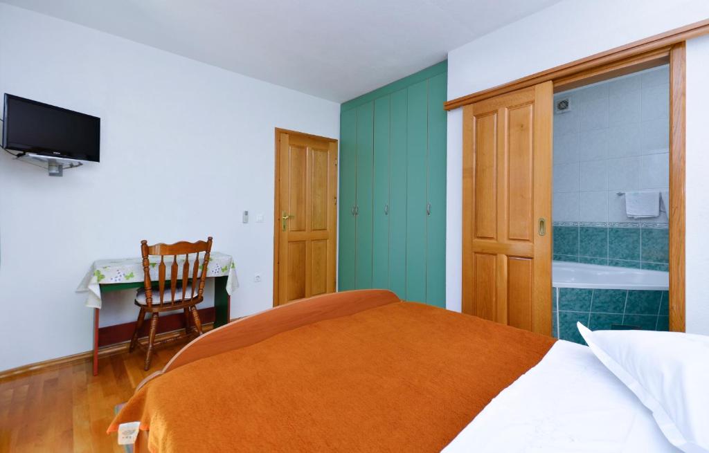 Postel nebo postele na pokoji v ubytování House Topic