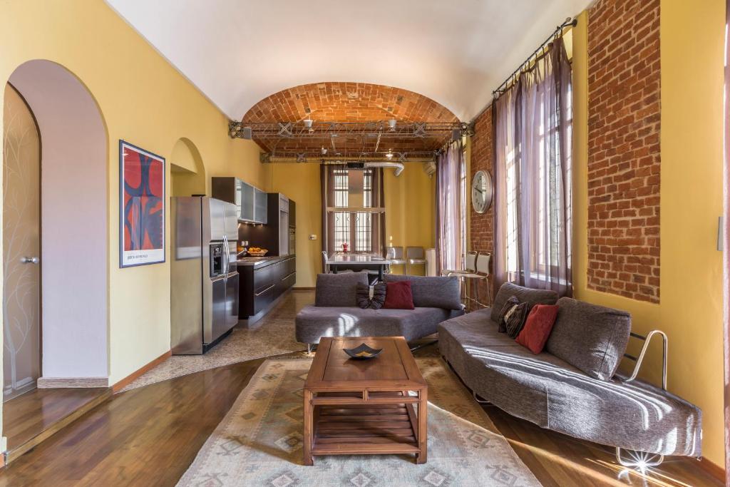 Część wypoczynkowa w obiekcie Roero Suite in the city center