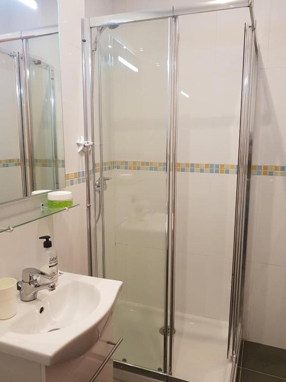 Kúpeľňa v ubytovaní Julias Apartment