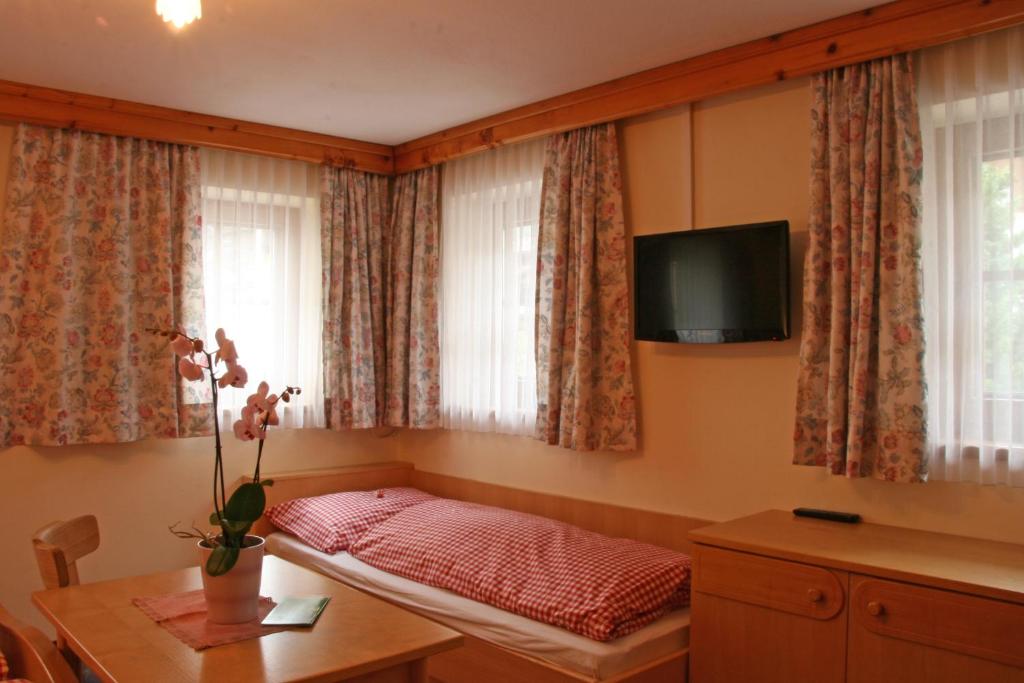 Televízia a/alebo spoločenská miestnosť v ubytovaní Appartement Mox