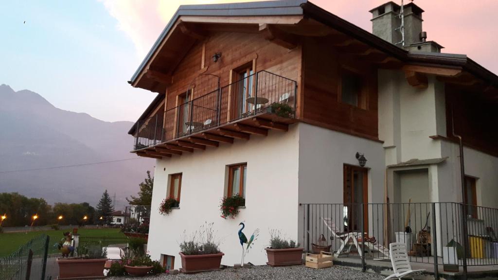 Budova, kde se bed and breakfast nachází