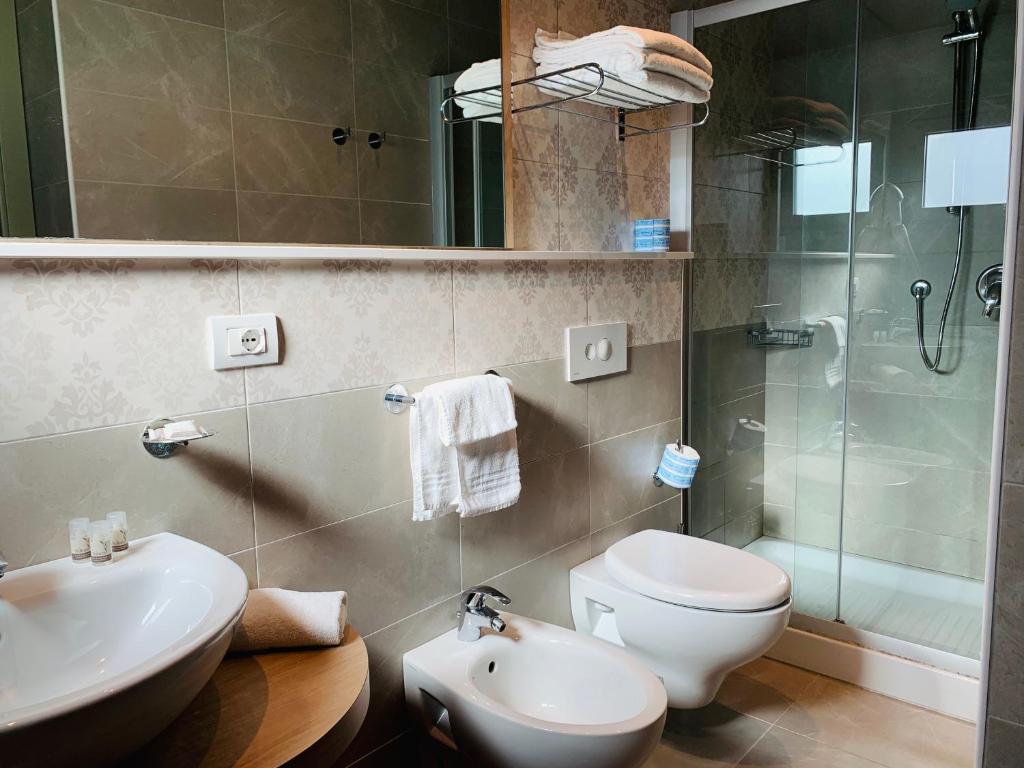 Koupelna v ubytování Hotel Liane Riccione