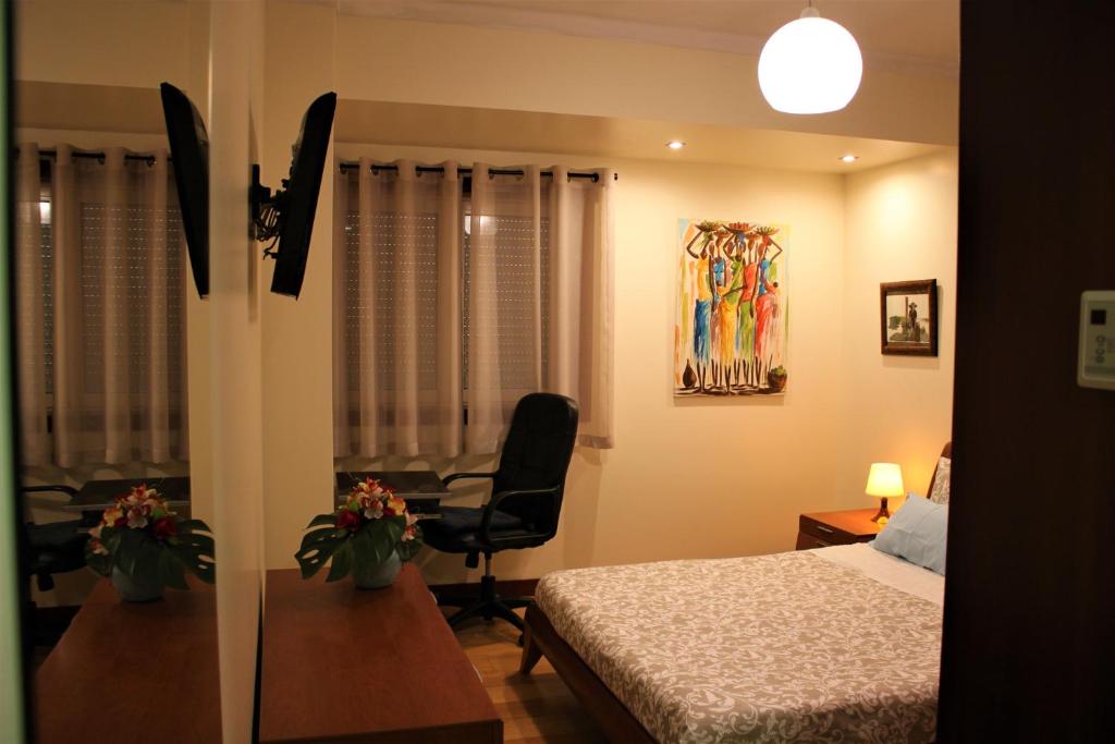 Postel nebo postele na pokoji v ubytování MicroRent Rooms
