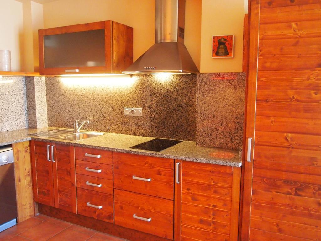 Kuchyň nebo kuchyňský kout v ubytování Aparthotel Bellver