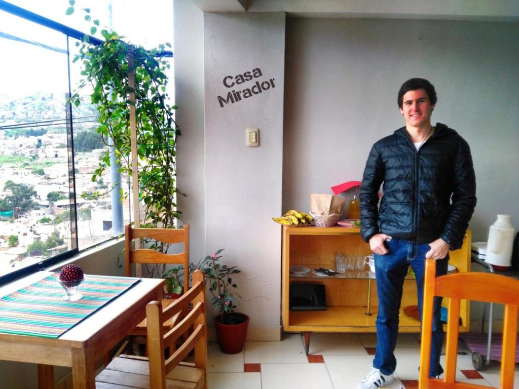 Posezení v ubytování Casa Mirador guesthouse