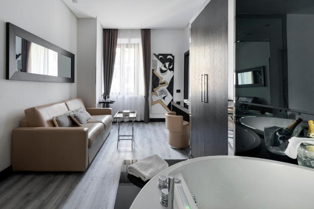 Posezení v ubytování LHP Hotel Napoleon