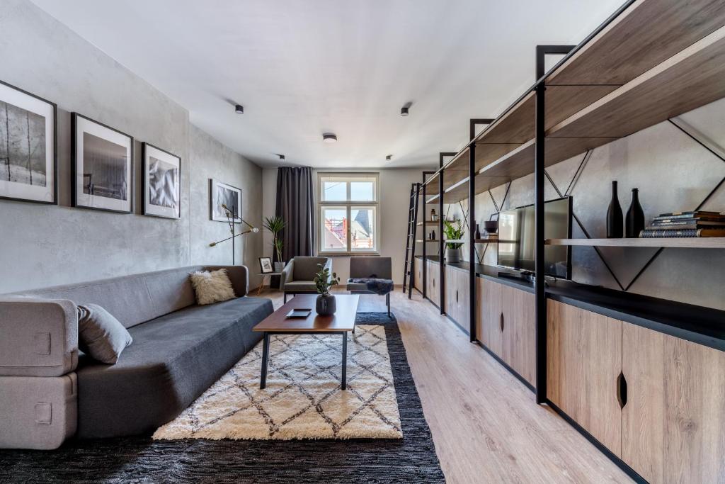 Posezení v ubytování Apartmánový dům U Tomana