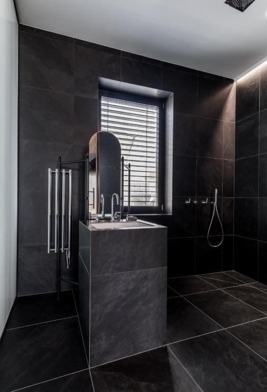 Koupelna v ubytování Apartmánový dům U Tomana