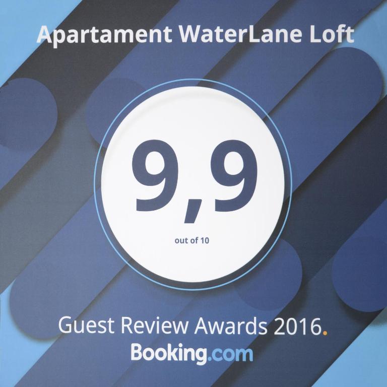 Certifikát, ocenenie alebo iný dokument vystavený v ubytovaní Waterlane by Vivendi Properties