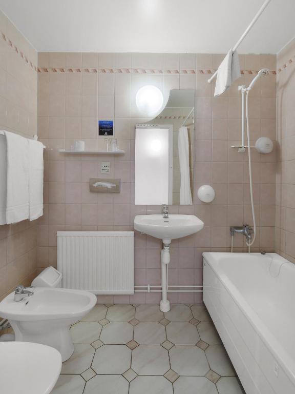 Koupelna v ubytování Strand Hotell Borgholm