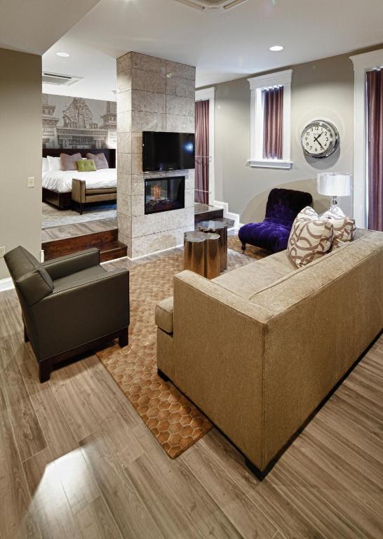 Posezení v ubytování Hotel at the Lafayette Trademark Collection by Wyndham