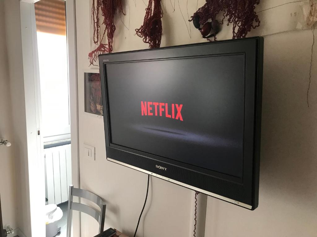 TV a/nebo společenská místnost v ubytování B&B U Sente