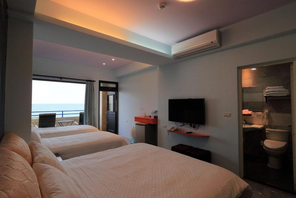 Ocean B&B - Pièce Quadruple Avec Vue Sur La Mer