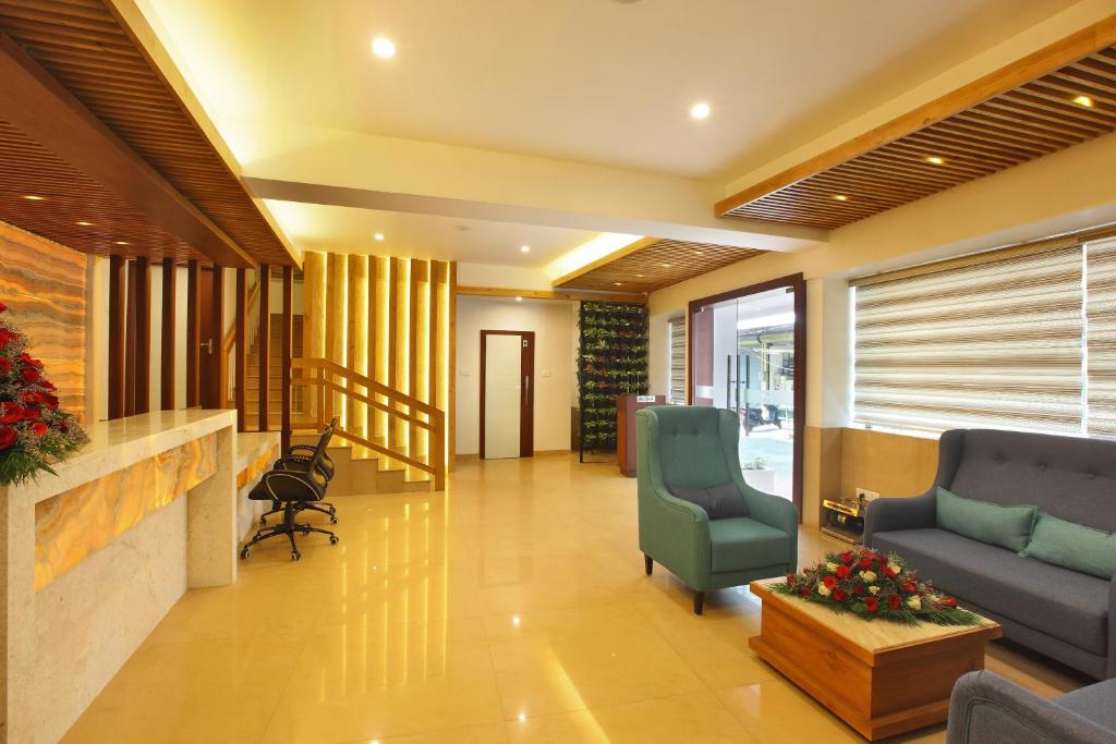 Posezení v ubytování Park Residency Luxury Business Hotel