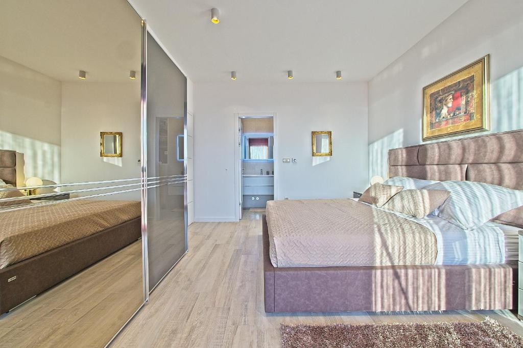 Postel nebo postele na pokoji v ubytování Villa Ulika Makarska