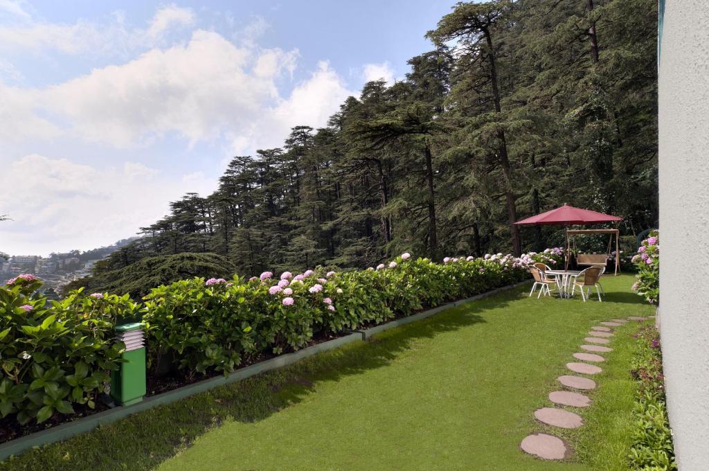 Zahrada ubytování Honeymoon Inn Shimla
