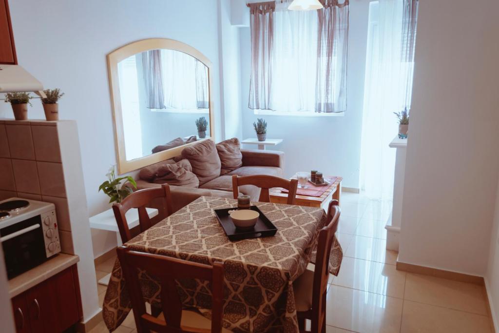 A seating area at Sun Βy Τhe Sea 100m from the beach