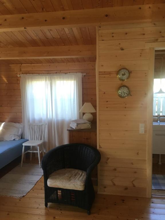 Postel nebo postele na pokoji v ubytování Bådhuset, Ballen