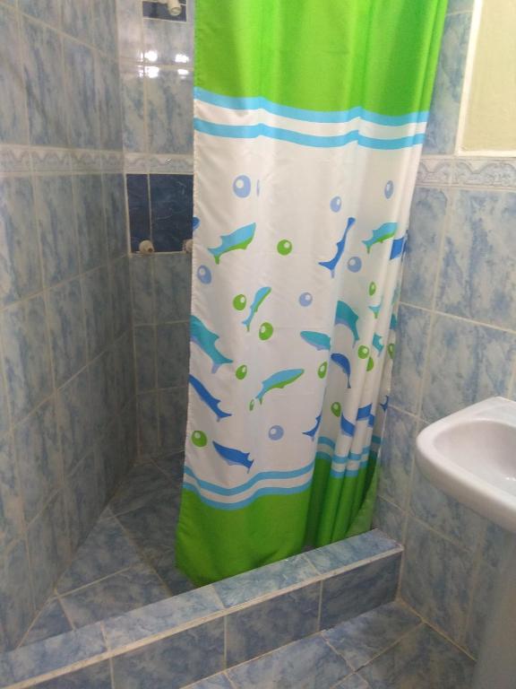 Koupelna v ubytování Hostal Mediodia