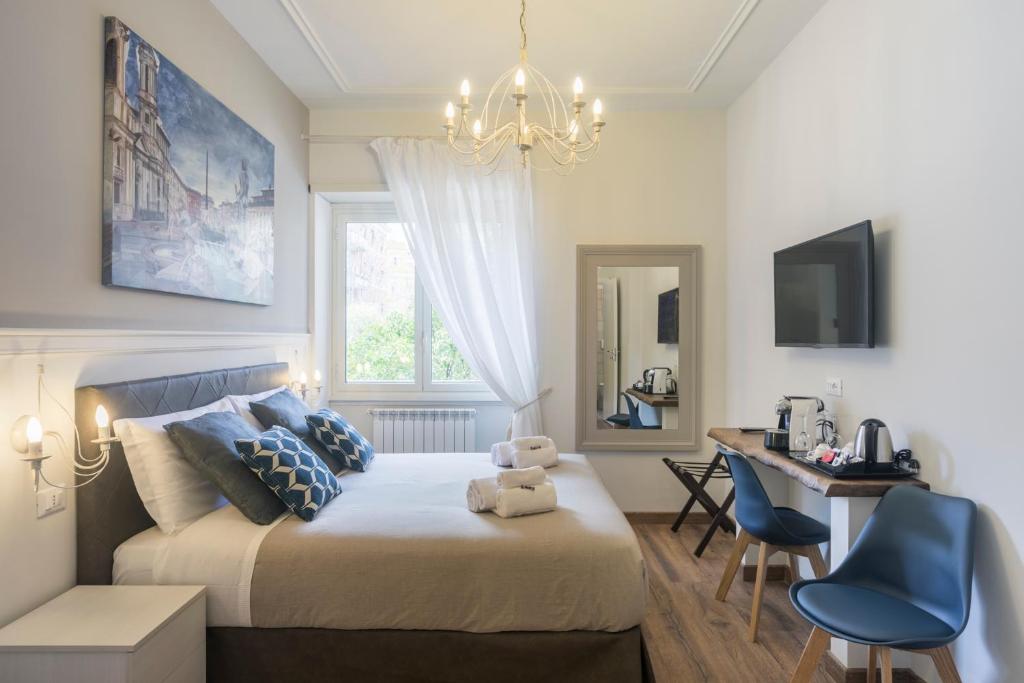 Trastevere Gallery Suites電視和／或娛樂中心