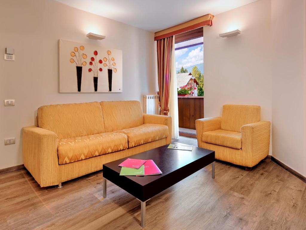 Posezení v ubytování Luna Wellness Hotel