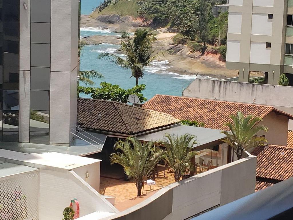  Apto no centro com vista para Praia da Areia preta